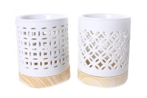 Geometric Cut Out Oil Burner 2 Assorted 11cm