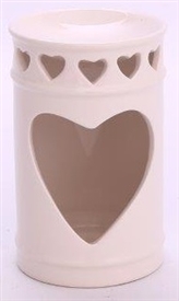 Heart Cut Out Oil Burner 14cm