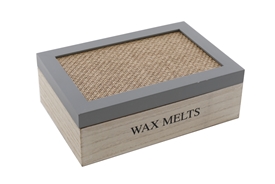 Wax Melt Wooden Storage Box 24cm