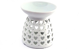 Heart Cut Out Oil Burner