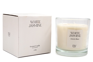 DUE JAN Triple Wick Boxed Candle - White Jasmine 12cm