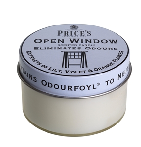Open Window Scented Candle Tin