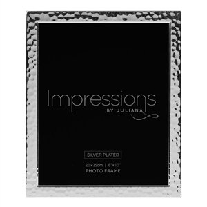 Impressions Silver-plated Hammered Frame 8x10