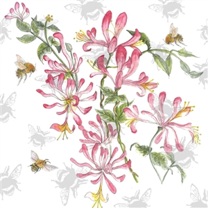 Bee-Tanical Card - Honeysuckle