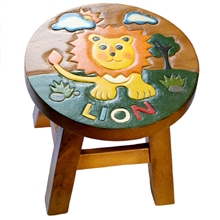 Safari Animals Lion Stool 24cm