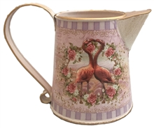 Flamingo Heart Metal Jug 12.5cm