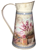 Lavender Metal Jug 20.5cm