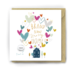 Card With Magic Growing Bean ï¿½ Sparkly New Home