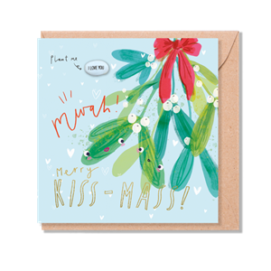 Card With Magic Growing Bean - Kissmas