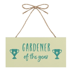 Gardener Of The Year Sign