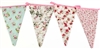 Vintage Floral Fabric Bunting - 3.15m