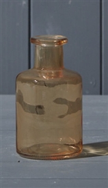Glass Bottle/Vase - Cognac 11.8cm
