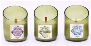 Gin Scented Candles 3 Assorted