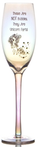 Unicorn Farts Champagne Glass