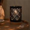 Hestia Black Lace Aroma Lamp 17cm