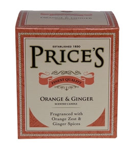 Heritage Candle Jar Orange And Ginger