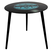 50cm Retro Record Table - Blue