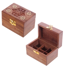 Essential Oil Box Holds 6 Bottles 12cm