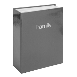 Charcoal Grey Gloss Photo Album 16cm