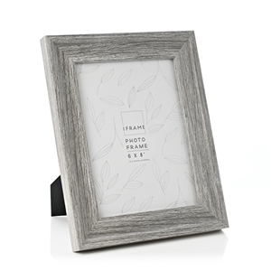 Iframe Grey Wood Frame 6x8