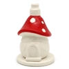 Fairy Toadstool Incense Cone Burner 10cm