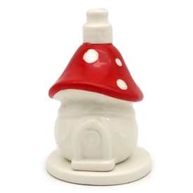 Fairy Toadstool Incense Cone Burner 10cm