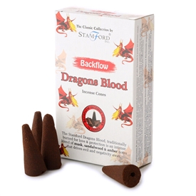 Stamford Back Flow Incense Cones - Dragons Blood