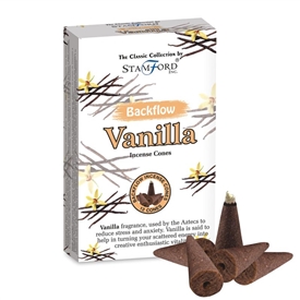 Stamford Back Flow Incense Cones - Vanilla