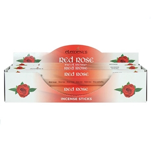 Elements Incense Sticks x6 Tubes - Red Rose