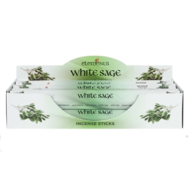Elements White Sage Incense Sticks x6 Tubes