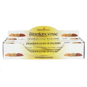 Elements Incense Sticks x6 Tubes - Frankincense & Myrrh