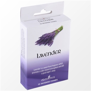Elements Incense Cones - Lavender