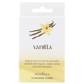 Elements Vanilla Incense Cones