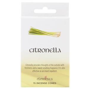 Elements Incense Cones - Citronella