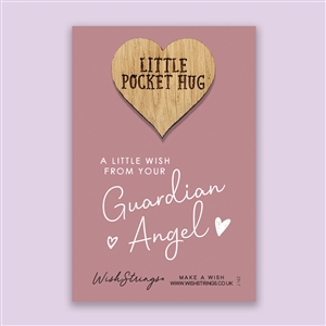 Wishstrings Hug Heart Token - Guardian Angel