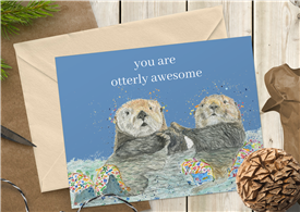 A6 Eco Card - Otterly Awesome