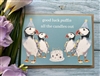 A6 Eco Card - Puffin Candles Out