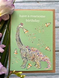 A6 Eco Card - Roarsome Birthday