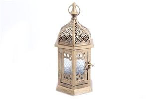 Gold Moroccan Lantern 30cm