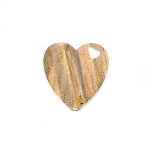 Heart Shaped Wood Chopping Board 40x39cm