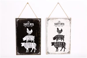 Farmyard Animal Plaque 2 Assorted 30cm