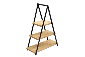 Bamboo 3 Tier  Food Stand 53cm