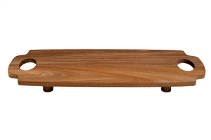 Wooden Serving Tray With Legs 58cm