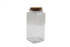 Glass Jar With Cork Lid 24cm