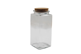 Glass Jar With Cork Lid 24cm