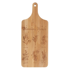 Healing Herbs Wooden Chopping Board 46cm