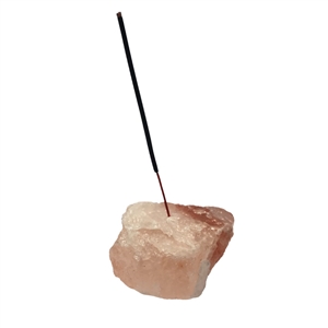 Real Crystal Incense Stick Holder - Himalayan Salt - Large