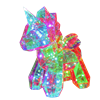 Mini Glitz Buddies LED USB Light - Unicorn 20cm