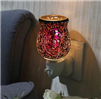 10W* Plug-In Glass Oil Warmer - Fuchsia Gem