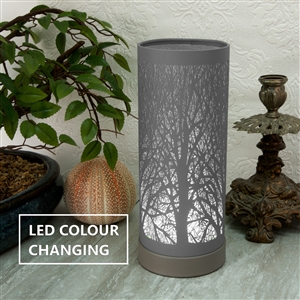 Colour Changing LED Aroma Lamp - Grey Tree